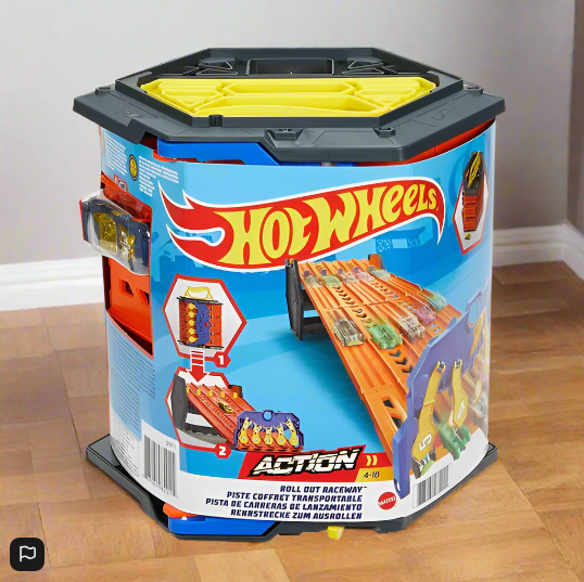 Hot Wheels Roll Out Raceway Track Set and Car