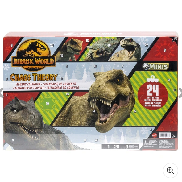 Jurassic World Chaos Theory Minis Advent Calendar