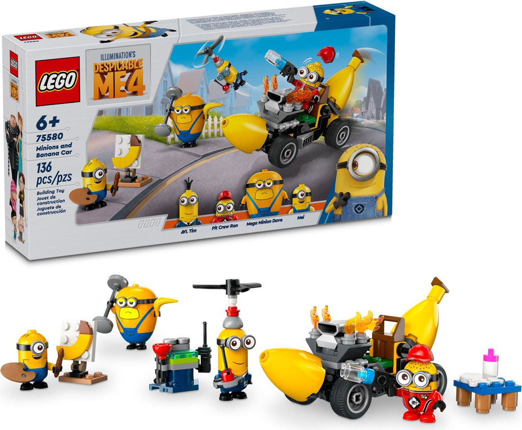 Despicable Me LEGO 75580 Minions and Banana Car Toy Set