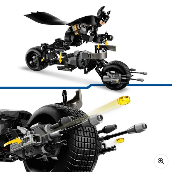 LEGO DC 76273 Batman Construction Figure & The Bat-Pod Bike Set