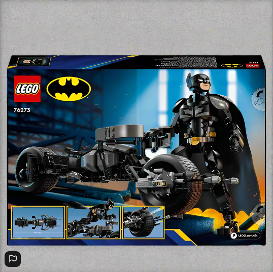 LEGO DC 76273 Batman Construction Figure & The Bat-Pod Bike Set