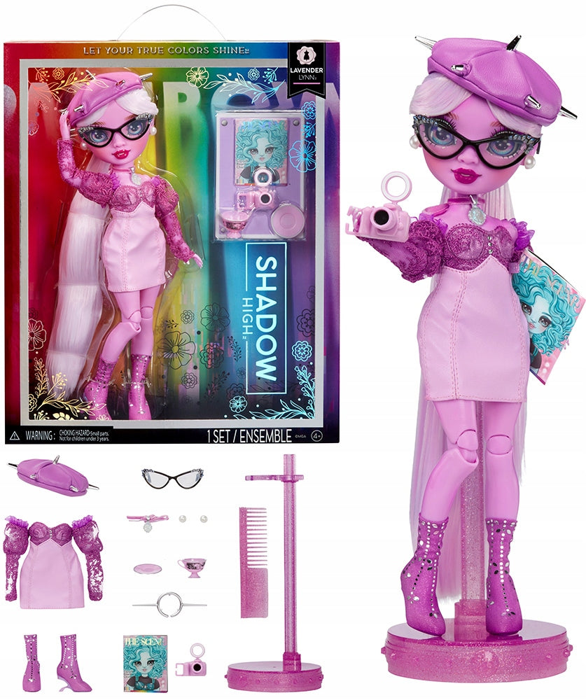 Shadow High Lavender Lynn Doll With Accessories