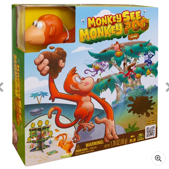 Monkey See Monkey Poo Kids Board Game