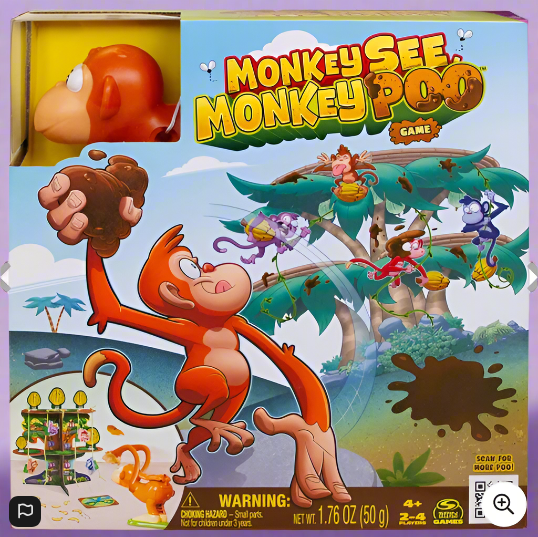 Monkey See Monkey Poo Kids Board Game