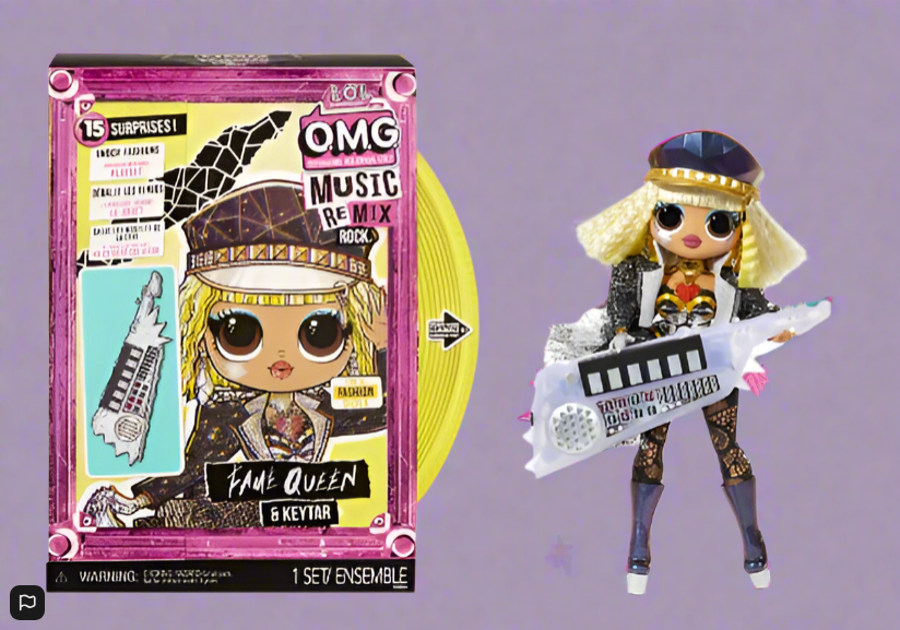 L.O.L. Surprise OMG Pop Remix Rock- Fame Queen and Keytar