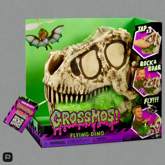 GrossMos Flying Dinosaur  Green Playset