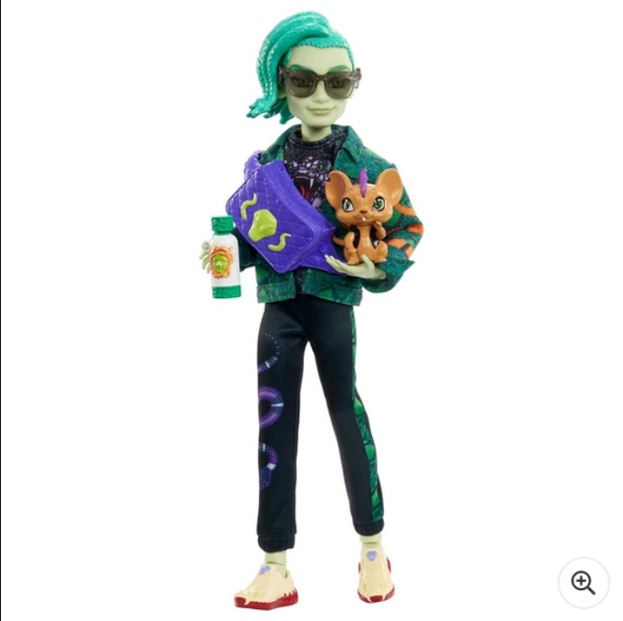 Monster High Deuce Gorgon Doll with Pet and Accessories