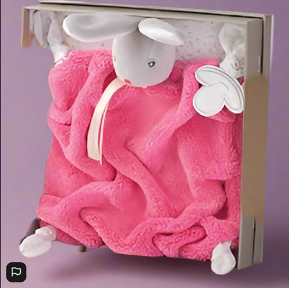Kaloo Plume Doudou Rabbit Raspberry
