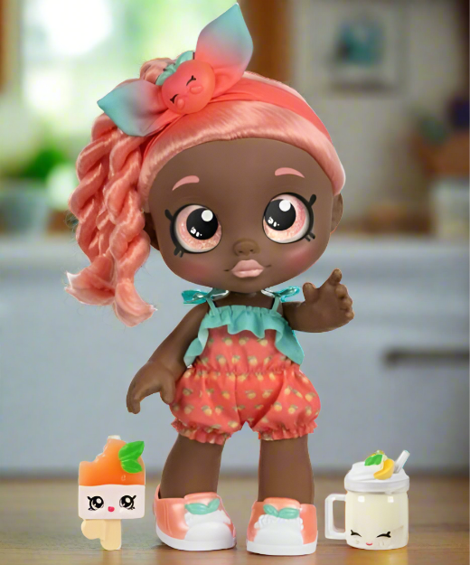 Kindi Kids Snack Time Friends Summer Peaches Toddler Doll