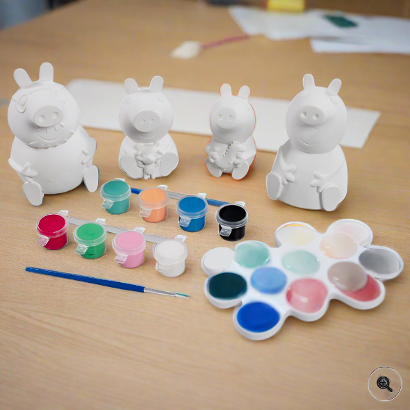 Peppa Pig Paint-Up Plaster Figures