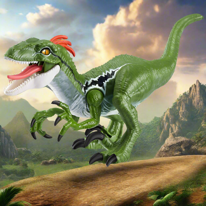 NEW Dino Action Raptor Dinosaur Toy - Robotic Movement & Roaring Sounds