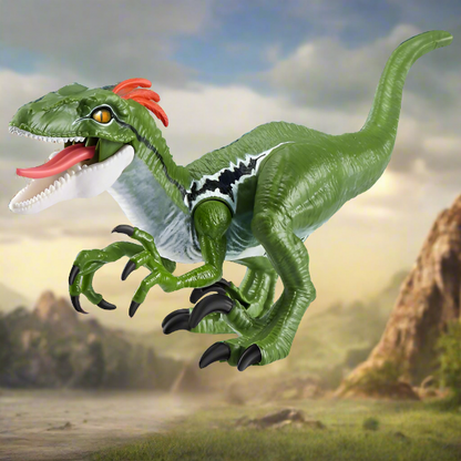 NEW Dino Action Raptor Dinosaur Toy - Robotic Movement & Roaring Sounds