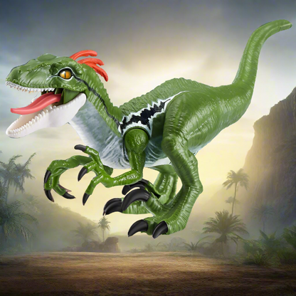 NEW Dino Action Raptor Dinosaur Toy - Robotic Movement & Roaring Sounds