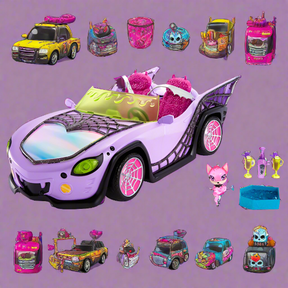 Monster High Ghoul Mobile Toy Car with Pet