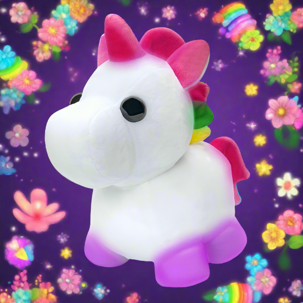 Adopt Me Neon Unicorn 30cm Plush