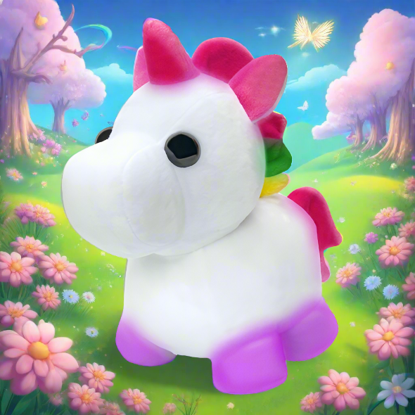 Adopt Me Neon Unicorn 30cm Plush