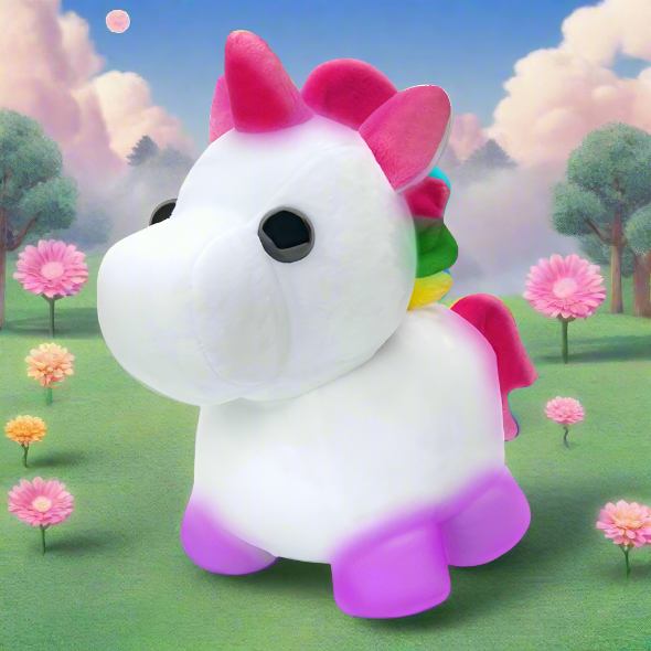 Adopt Me Neon Unicorn 30cm Plush