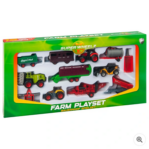 Super Wheelz 12 piece Farm Playset