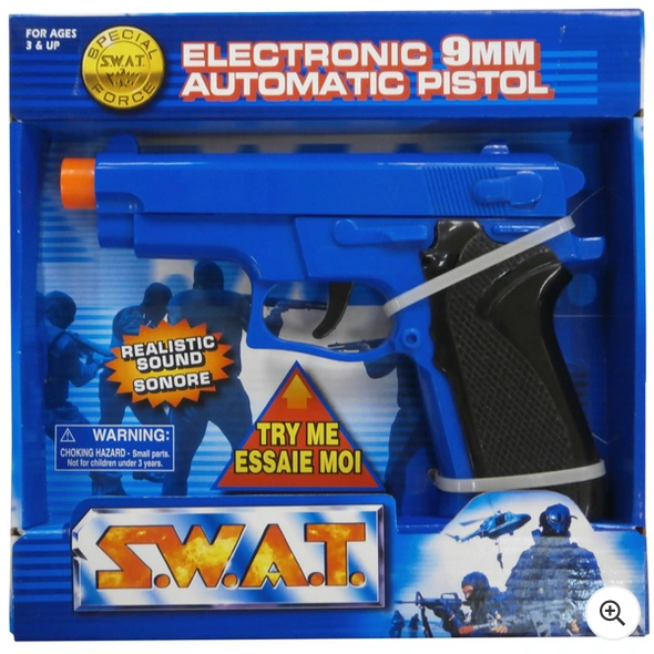 Kids S.W.A.T. Electronic Automatic 9mm Toy Set