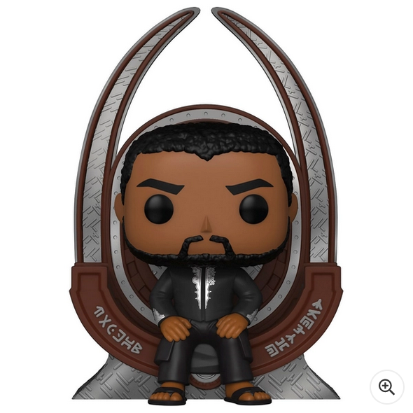 Funko POP! Vinyl Deluxe 1113: Black Panther - T’Challa on Throne Special Edition