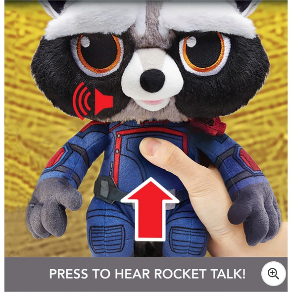 Marvel Guardians of The Galaxy Rocket Interactive Plush