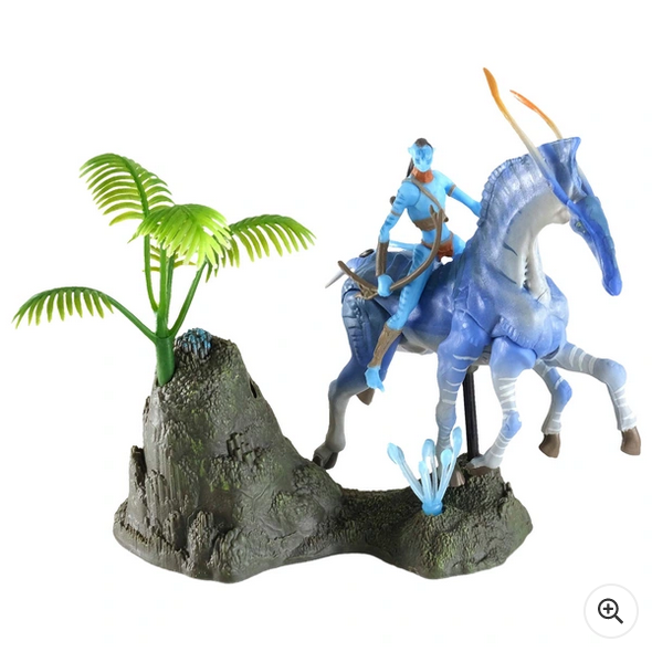 Avatar Disney World of Pandora Tsu'Tey & Direhorse Set