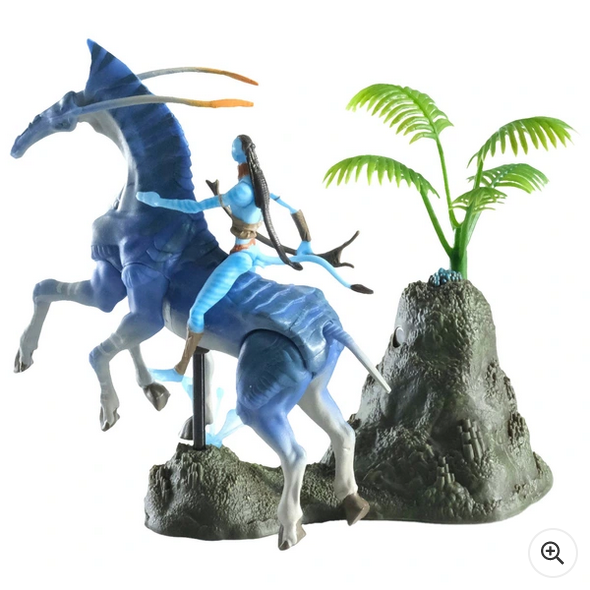 Avatar Disney World of Pandora Tsu'Tey & Direhorse Set