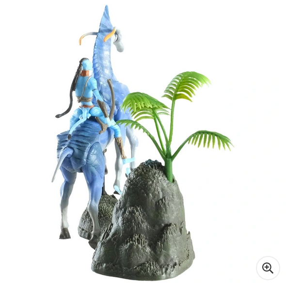 Avatar Disney World of Pandora Tsu'Tey & Direhorse Set