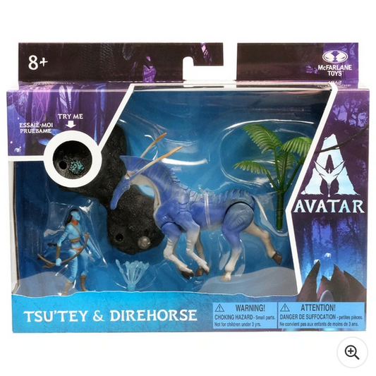 Avatar Disney World of Pandora Tsu'Tey & Direhorse Set