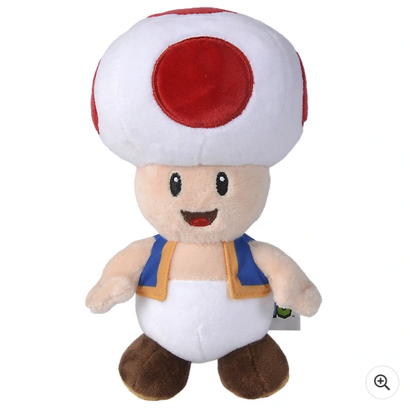 Super Mario Toad 20cm Soft Toy Plush