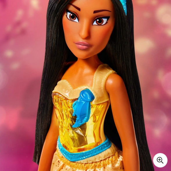 Disney Princess Royal Shimmer Pocahontas Doll with Skirt and Accessories