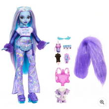 Load image into Gallery viewer, Monster High Abbey Bominable Yeti Fashion Doll with Accessories