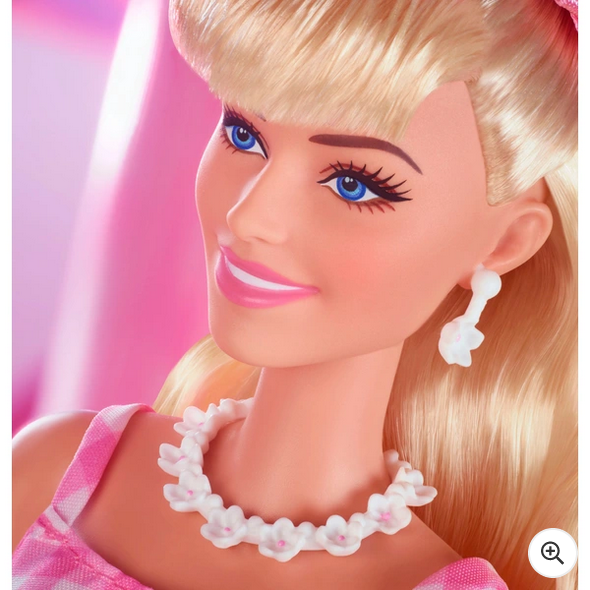 Barbie The Movie Pink Gingham Dress Doll