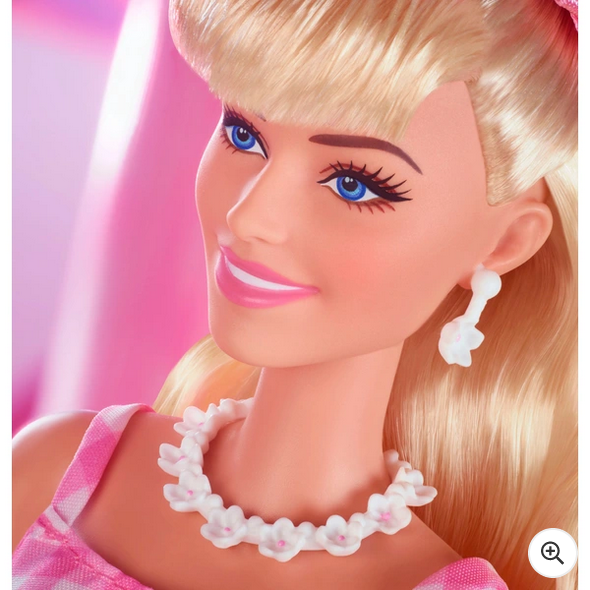 Barbie Movie Doll in Pink Gingham Dress - Entertainment Earth