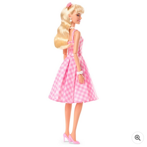 Barbie The Movie Pink Gingham Dress Doll
