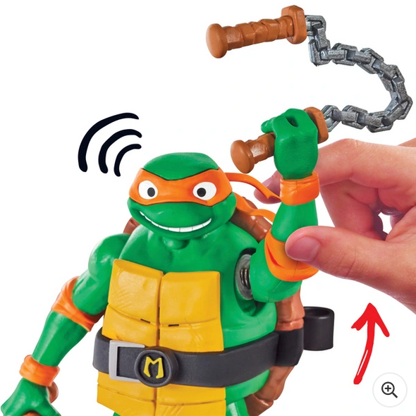 Teenage Mutant Ninja Turtles: Mutant Mayhem Ninja Shouts Leonardo Action  Figure