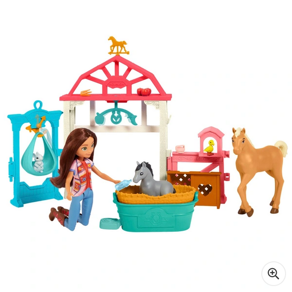 Spirit Lucky's Foal Nursery Doll and Playset with Accessories