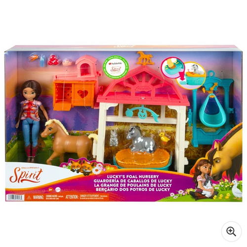 Spirit Lucky's Foal Nursery Doll and Playset with Accessories