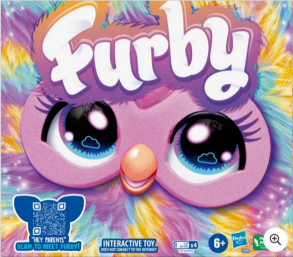 Furby Interactive Tie Dye Plush Toy