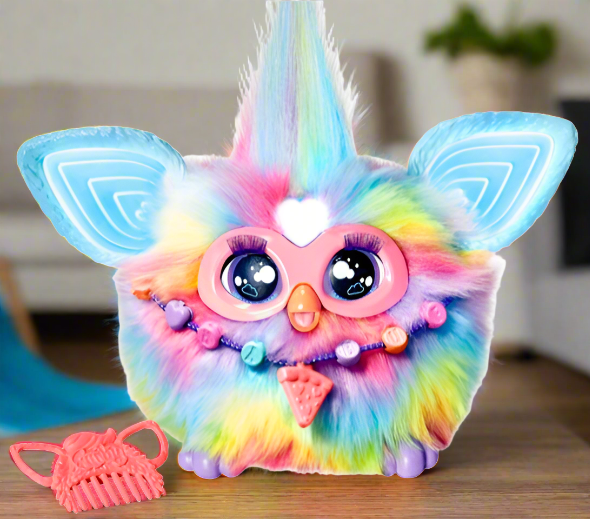 Furby Interactive Tie Dye Plush Toy