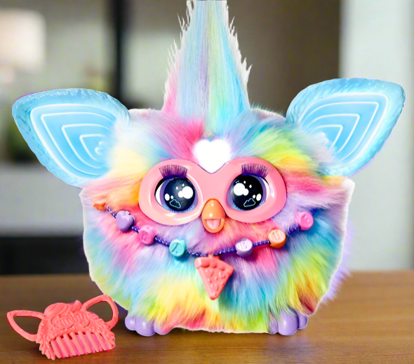 Furby Interactive Tie Dye Plush Toy