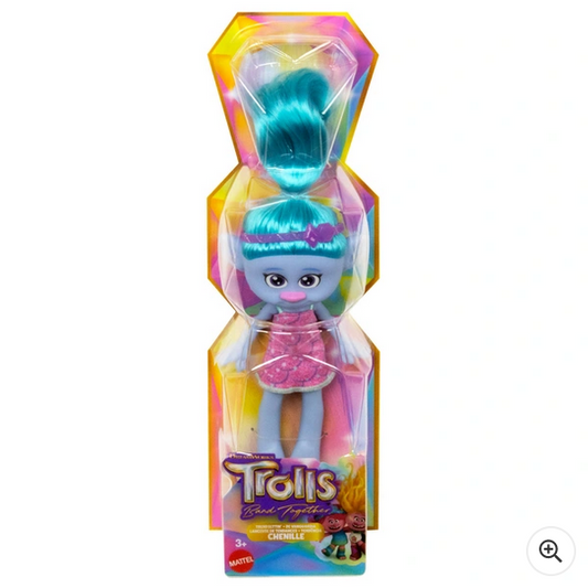 Trolls 3 Band Together Trendsettin’ Chenille 20cm Doll