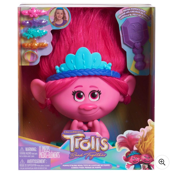 Trolls 3: Band Together Poppy Styling Head – IEWAREHOUSE