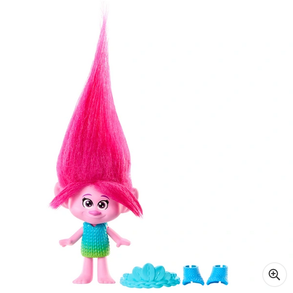  Mattel ​DreamWorks Trolls Band Together Hair Pops Small Doll,  Queen Poppy with Removable Clothes & 3 Surprise Accessories : Toys & Games