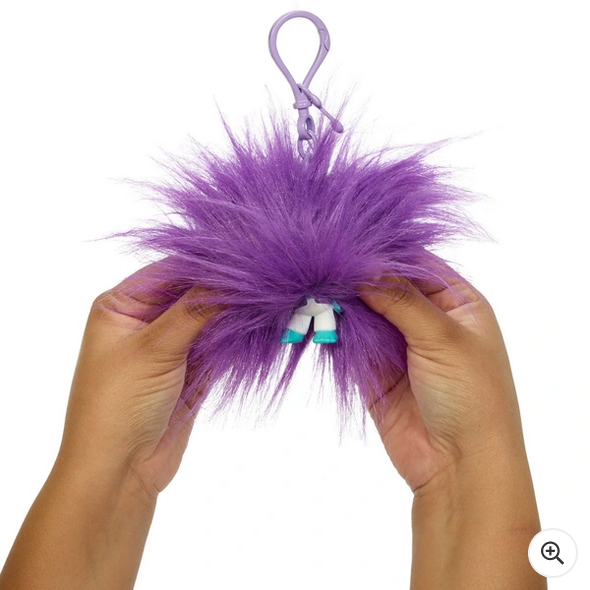 Trolls 3: Band Together Rainbow Pom Poms Keychain 1 Supplied