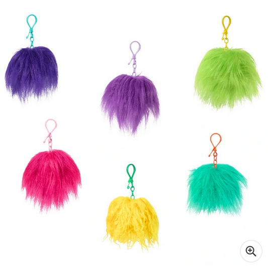 Trolls 3: Band Together Rainbow Pom Poms Keychain 1 Supplied