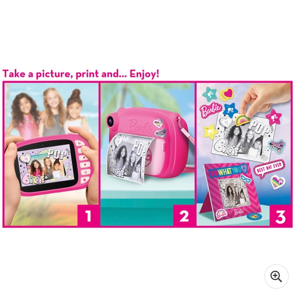 Barbie Print Camera Instant Photos