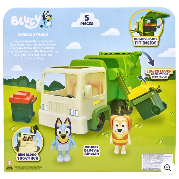 Bluey - Garbage Truck Playset