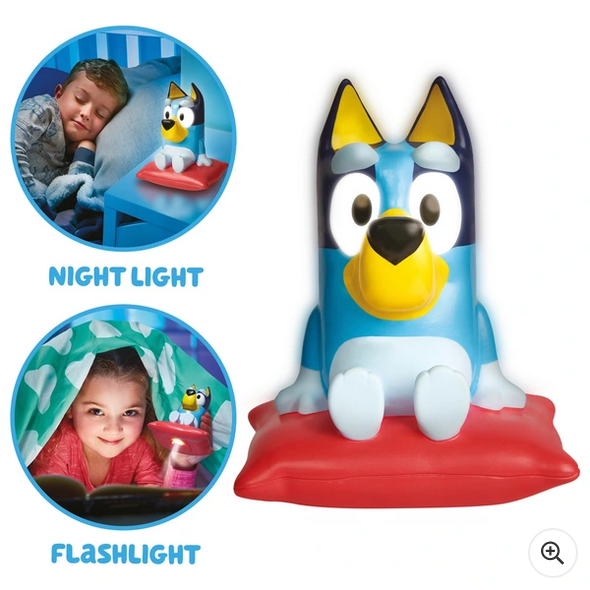 GoGlow Bluey Bedside 2 in 1 Night Light and Torch Buddy