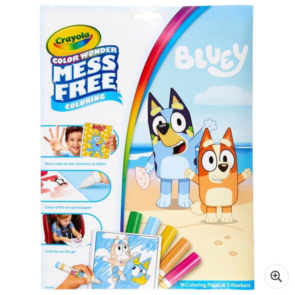 Crayola Color Wonder Bluey